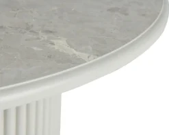 Okrągły stolik kawowy ROMA 80cm szary