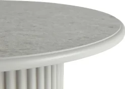 Okrągły stolik kawowy ROMA 80cm szary