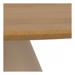 Okrągły stolik kawowy Soli 85 cm beżowy