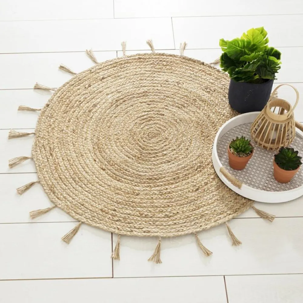 Okrągły dywan jutowy Cosy 80 cm * Atmosphera Online