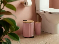 Okrągły kosz na śmieci 3L blush różowy cichy domyk * TENDANCE Hot