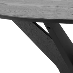 Okrągły stół do jadalni I_Duncan czarny 105 cm * Actona Outlet