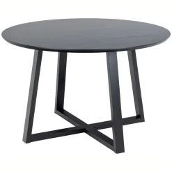 Okrągły stół do jadalni Malika czarny 120 cm * Actona Outlet