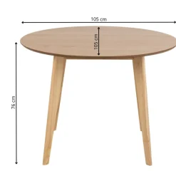 Okrągły stół do jadalni Roxby 105 cm * Actona Best