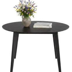 Okrągły stół do jadalni Roxby 120 cm czarny * Actona New
