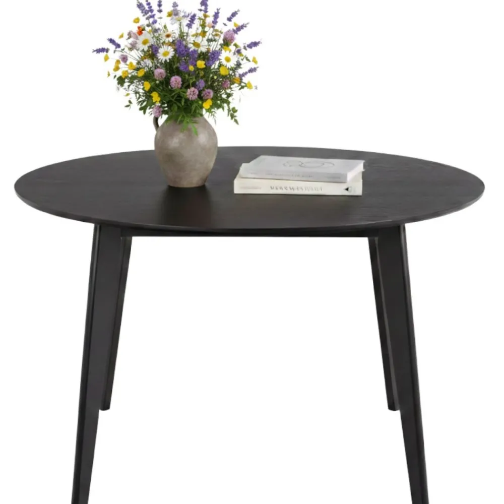 Okrągły stół do jadalni Roxby 120 cm czarny * Actona New