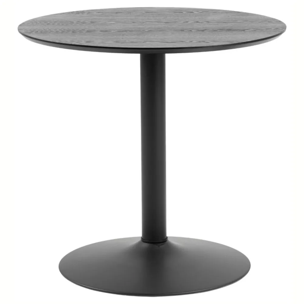 Okrągły stolik kawowy Ibiza 80 cm czarny * Actona New