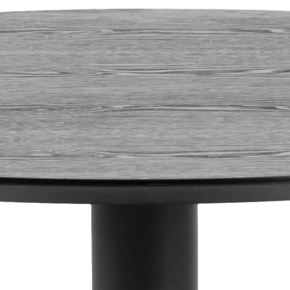Okrągły stolik kawowy Ibiza 80 cm czarny * Actona New