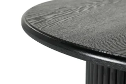 Okrągły stolik kawowy ROMA 80cm czarny * HowHomely Online