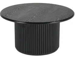 Okrągły stolik kawowy ROMA 80cm czarny * HowHomely Online
