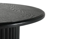 Okrągły stolik kawowy ROMA 80cm czarny * HowHomely Online