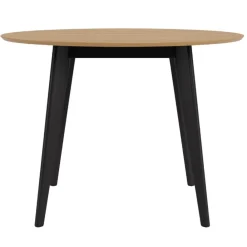 Okrągły stół Roxby 105 cm beżowo-czarny * Actona Sale