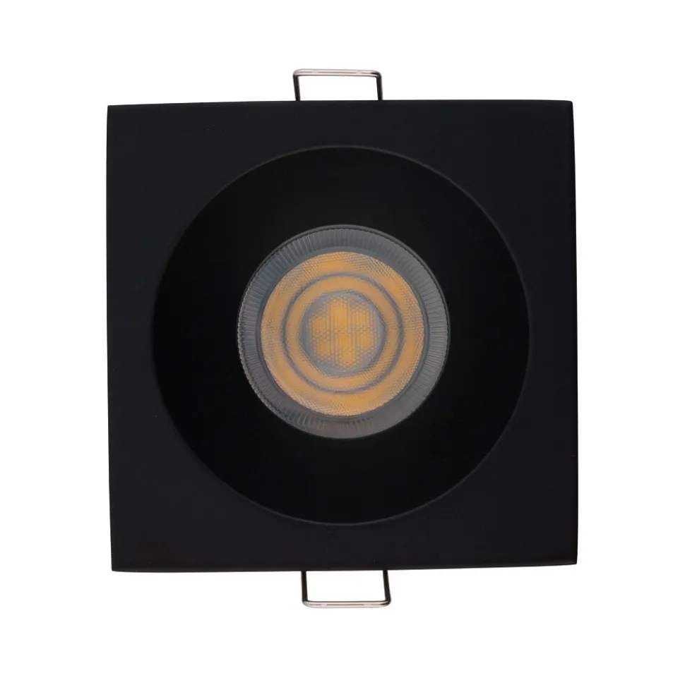 Oprawa Podtynkowa DELTA Czarny 1xGU10 IP54/20