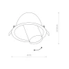 Oprawa Podtynkowa DOWNLIGHT Biały 1xGU10 IP20