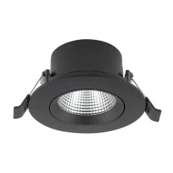 Oprawa Podtynkowa EGINA Czarny LED 15W IP20 4000K