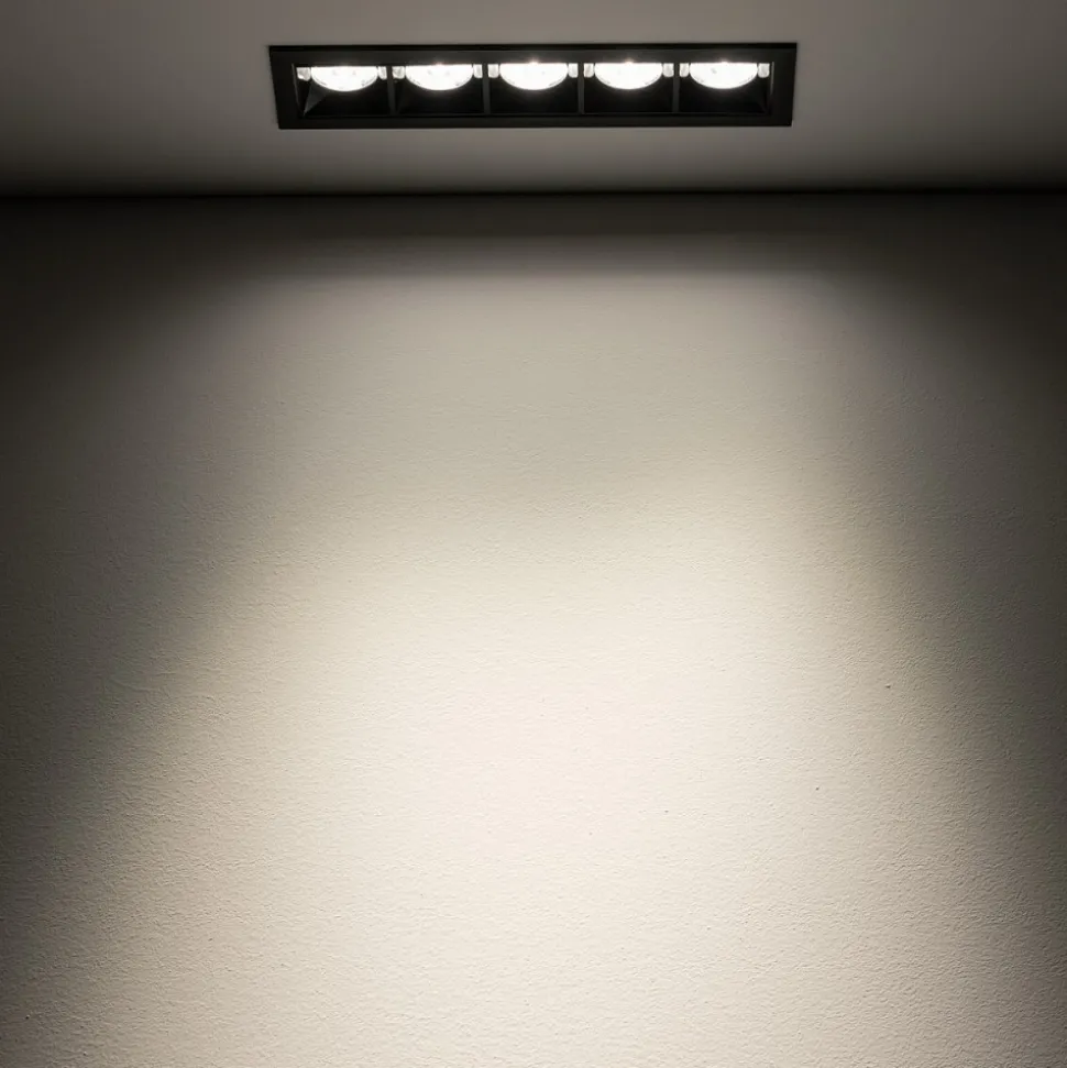 Oprawa Podtynkowa MIDI Czarny 20W RECESSED 4000K
