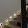 Oprawa Podtynkowa Schodowa OTI Czarny Barwa Ciepła 0,6W LED 7cm