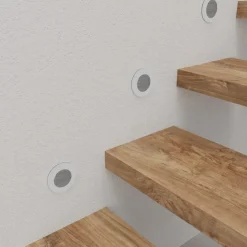 Oprawa Podtynkowa Schodowa OTI Biały Barwa Ciepła 0,6W LED 7cm
