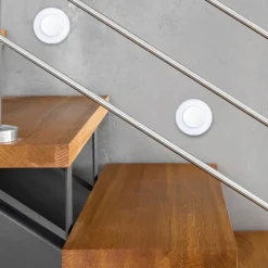 Oprawa Podtynkowa Schodowa OTI Biały Barwa Zimna 0,6W LED 7cm
