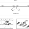 Oprawa Podtynkowa SPOT MONO SURFACE Czarny 6xGU10