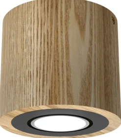 Oprawa Punktowa DOWNLIGHT WOOD Brązowy Czarny 1xGU10