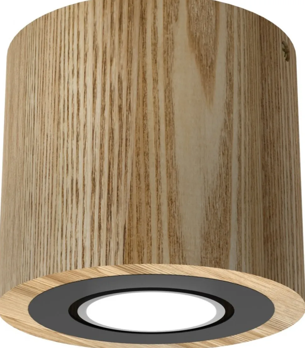 Oprawa Punktowa DOWNLIGHT WOOD Brązowy Czarny 1xGU10