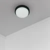 Oprawa sufitowa DAVO Okrągła Czarna 8W LED 4000K IP64