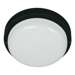 Oprawa sufitowa DAVO Okrągła Czarna 8W LED 4000K IP64