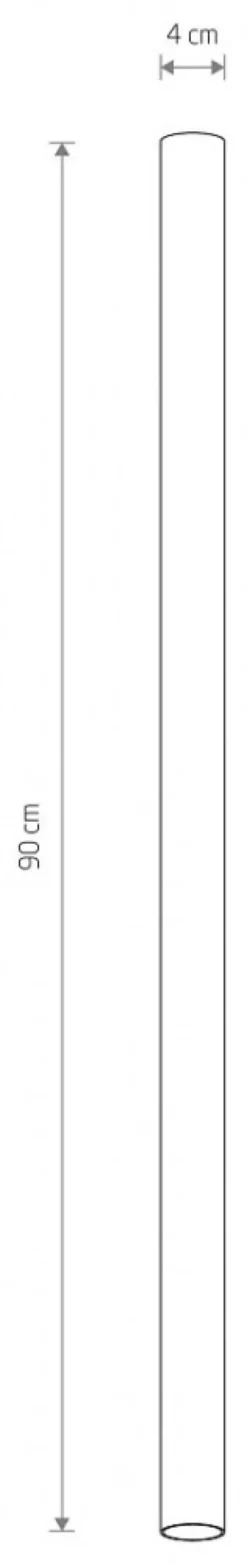 Oprawa Sufitowa FOURTY L Złoty 1xGU10 90cm