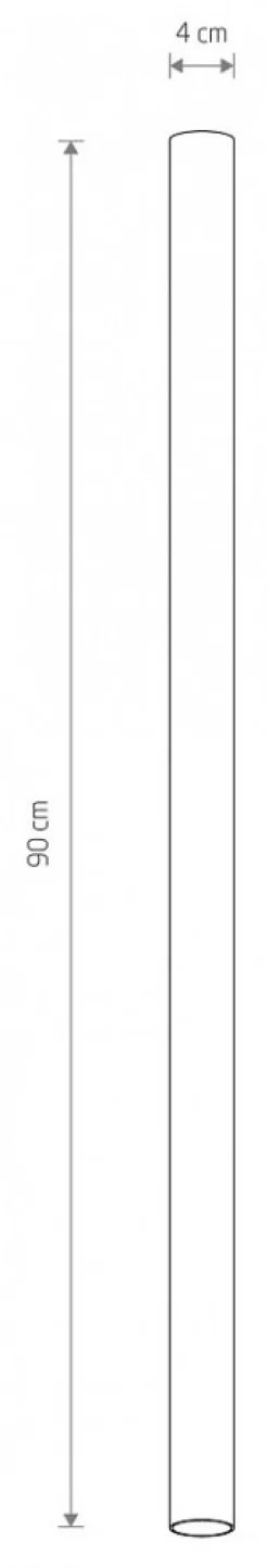 Oprawa Sufitowa FOURTY L Biały 1xGU10 90cm