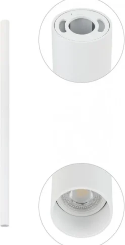 Oprawa Sufitowa FOURTY L Biały 1xGU10 90cm
