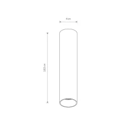 Oprawa Sufitowa FOURTY S Biały 1xGU10 18,5cm