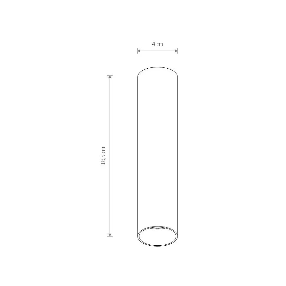 Oprawa Sufitowa FOURTY S Złoty 1xGU10 18,5cm