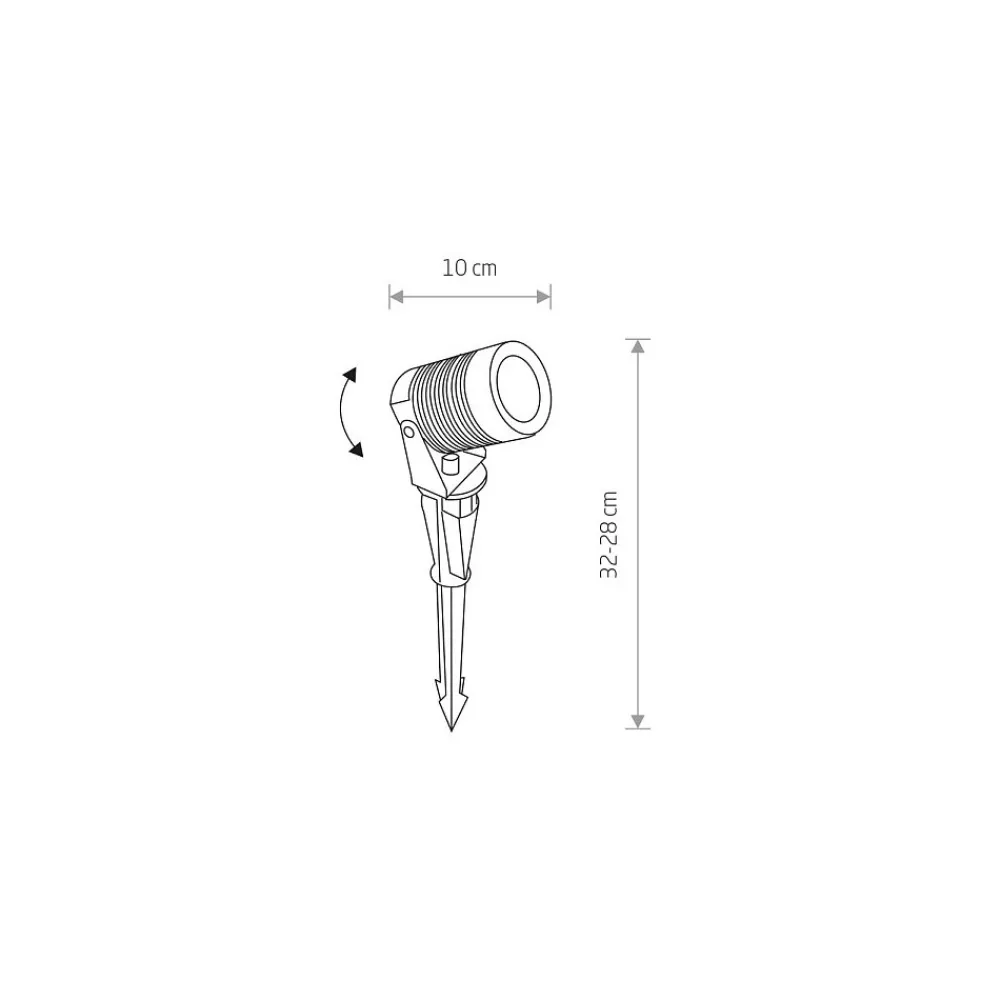 Oprawa ogrodowa SPIKE Czarny 5W LED 3000K IP54 * Nowodvorski Best