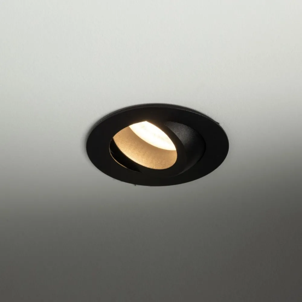 Oprawa podtynkowa AURA czarna 1xGU10 * TK Lighting