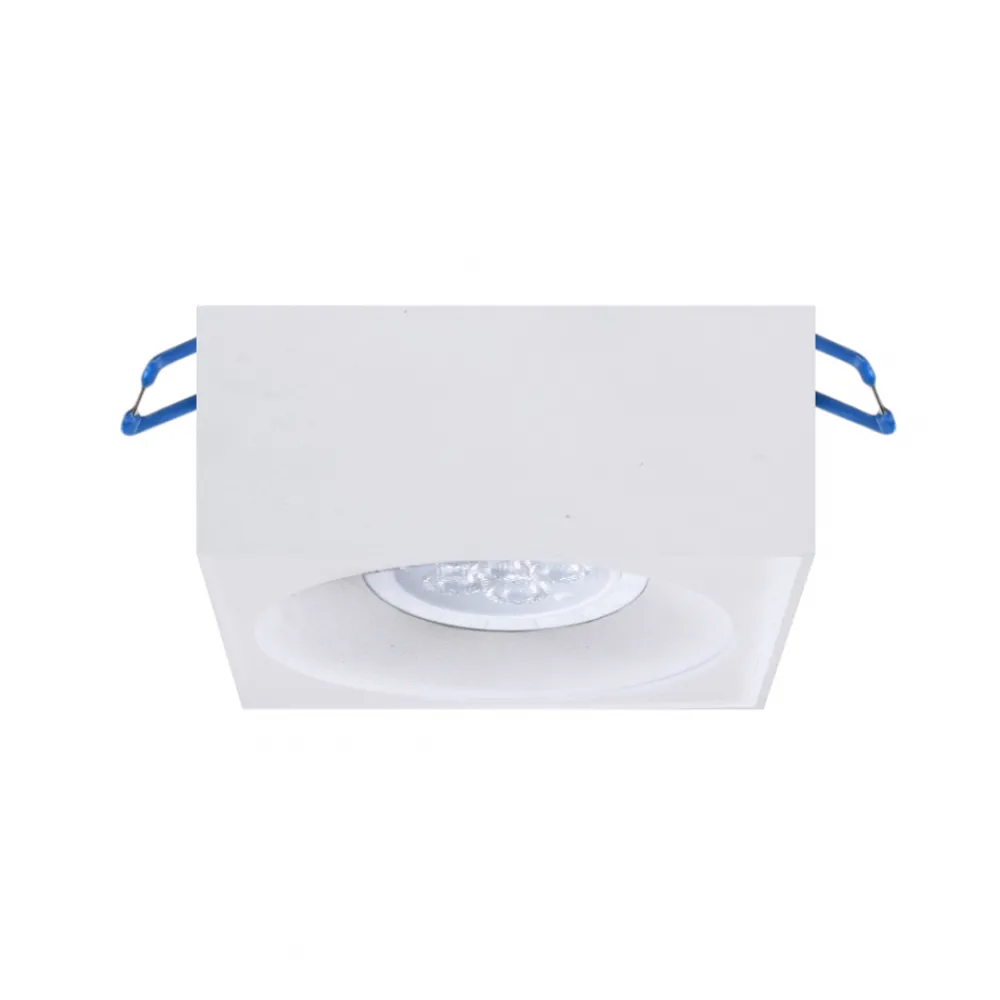 Oprawa Podtynkowa BALI Kwadratowa Biały 1xGU10 9,7cm * Eko-light Best