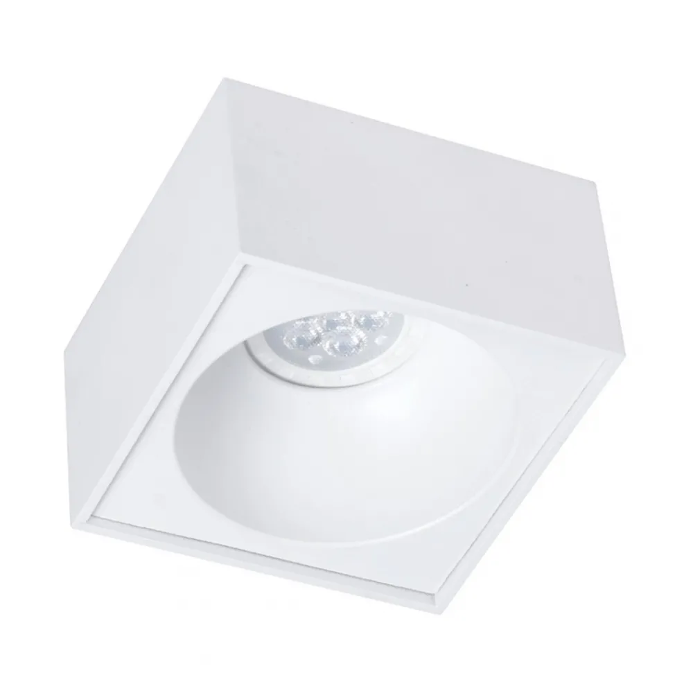 Oprawa Podtynkowa BALI Kwadratowa Biały 1xGU10 9,7cm * Eko-light Best