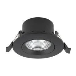 Oprawa Podtynkowa EGINA Czarny LED 10W IP20 3000K * Nowodvorski Discount