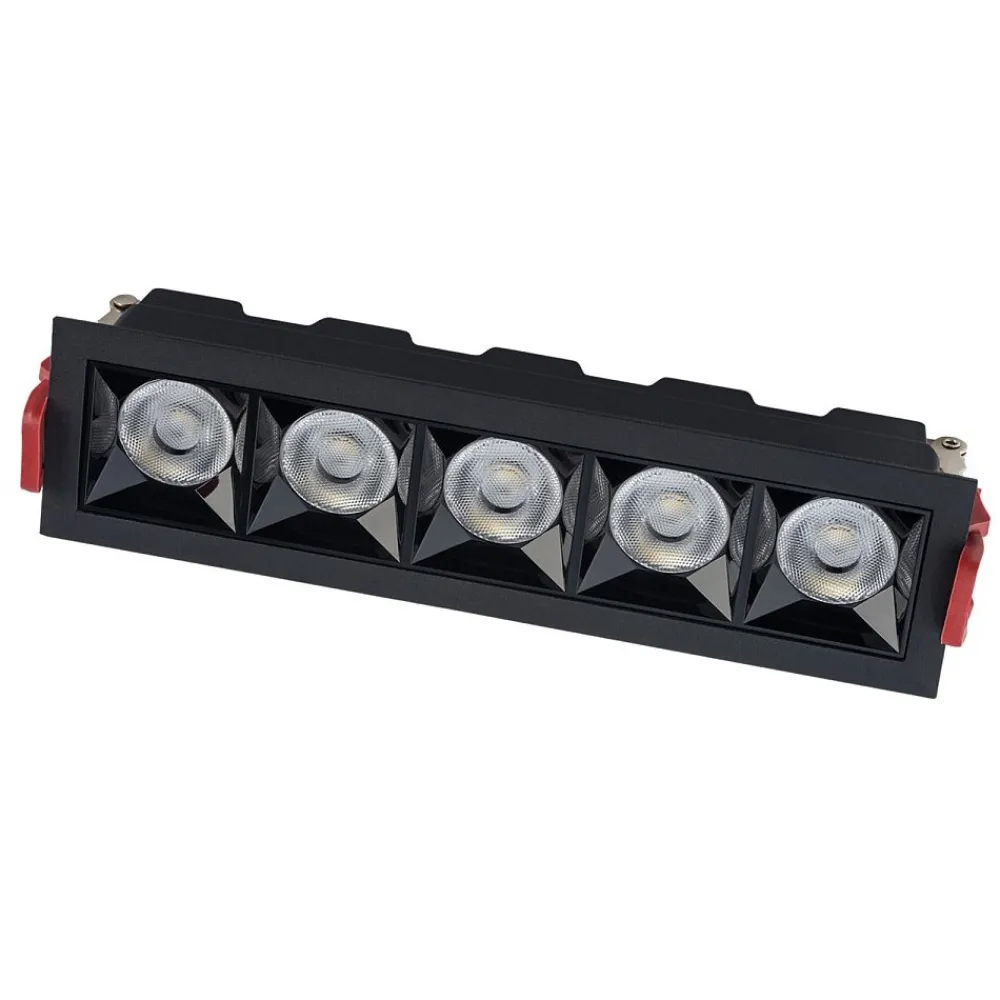 Oprawa Podtynkowa MIDI Czarny 20W RECESSED 3000K * Nowodvorski Outlet