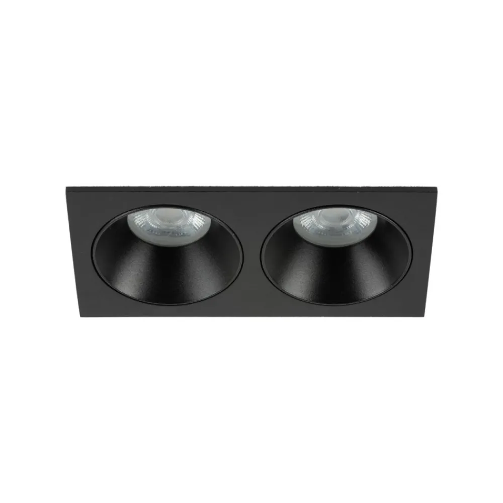 Oprawa podtynkowa PRISMA DUO czarna 2xGU10 * TK Lighting Discount