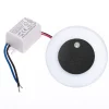 Oprawa Podtynkowa Schodowa OTI Czarny Barwa Ciepła 0,6W LED 7cm Czujnik Ruchu * Eko-light Discount
