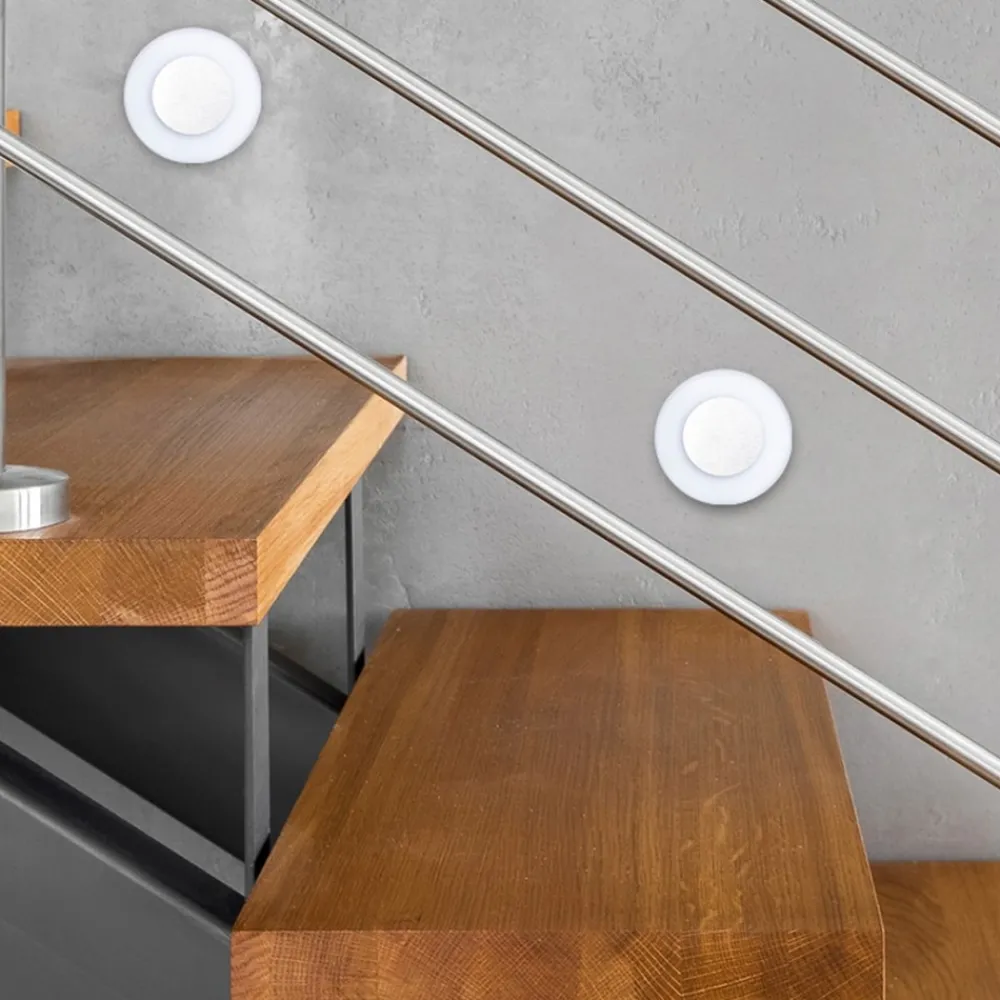 Oprawa Podtynkowa Schodowa OTI Biały Barwa Zimna 0,6W LED 7cm Czujnik Ruchu * Eko-light Best