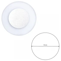 Oprawa Podtynkowa Schodowa OTI Biały Barwa Ciepła 0,6W LED 7cm Czujnik Ruchu * Eko-light Sale