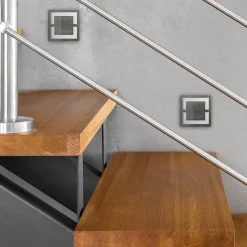 Oprawa Podtynkowa Schodowa QUADRO Brązowy Barwa Zimna 0,6W * Eko-light Clearance