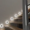 Oprawa Podtynkowa Schodowa QUADRO Czarny Barwa Ciepła 0,6W * Eko-light New