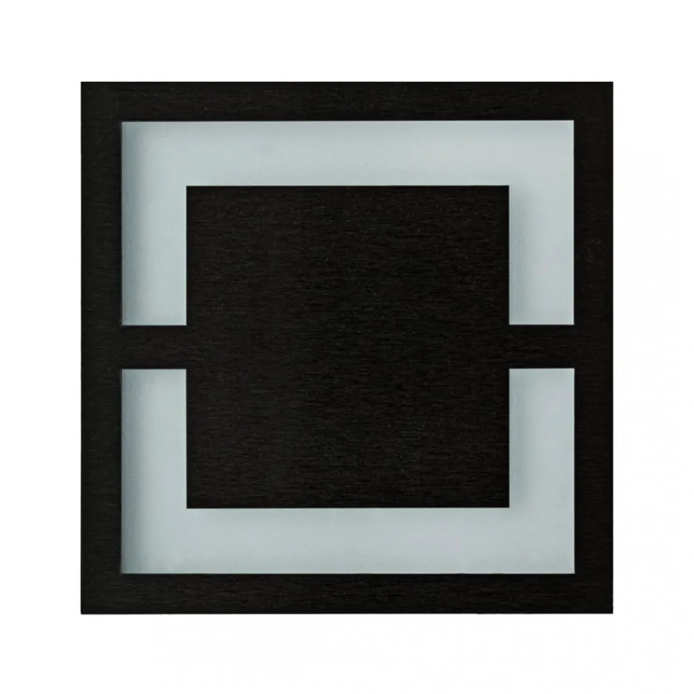 Oprawa Podtynkowa Schodowa QUADRO Czarny Barwa Ciepła 0,6W * Eko-light New
