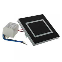 Oprawa Schodowa Podtynkowa EVRA Czarny 0,6W LED Barwa Ciepła * Eko-light Hot