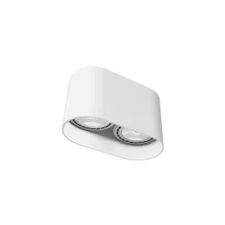 Oprawa Sufitowa OVAL Biały 2xGU10 ES111 * Nowodvorski