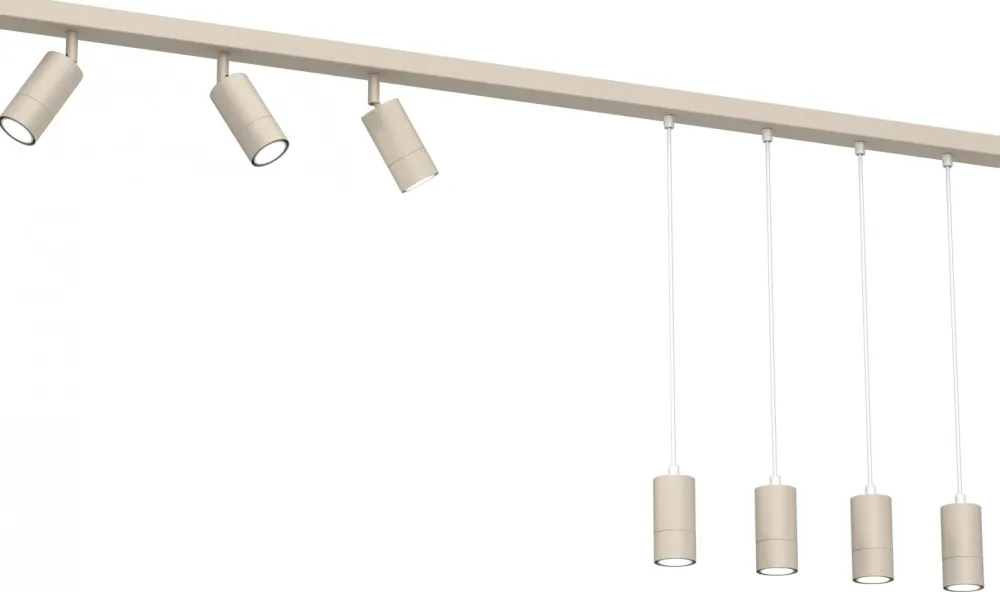 Oprawa Sufitowa Regulowana Spot LINK Beżowy 7xGU10 150cm * Luminex Hot