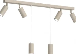 Oprawa Sufitowa Regulowana Spot LINK Beżowy 6xGU10 90cm * Luminex New